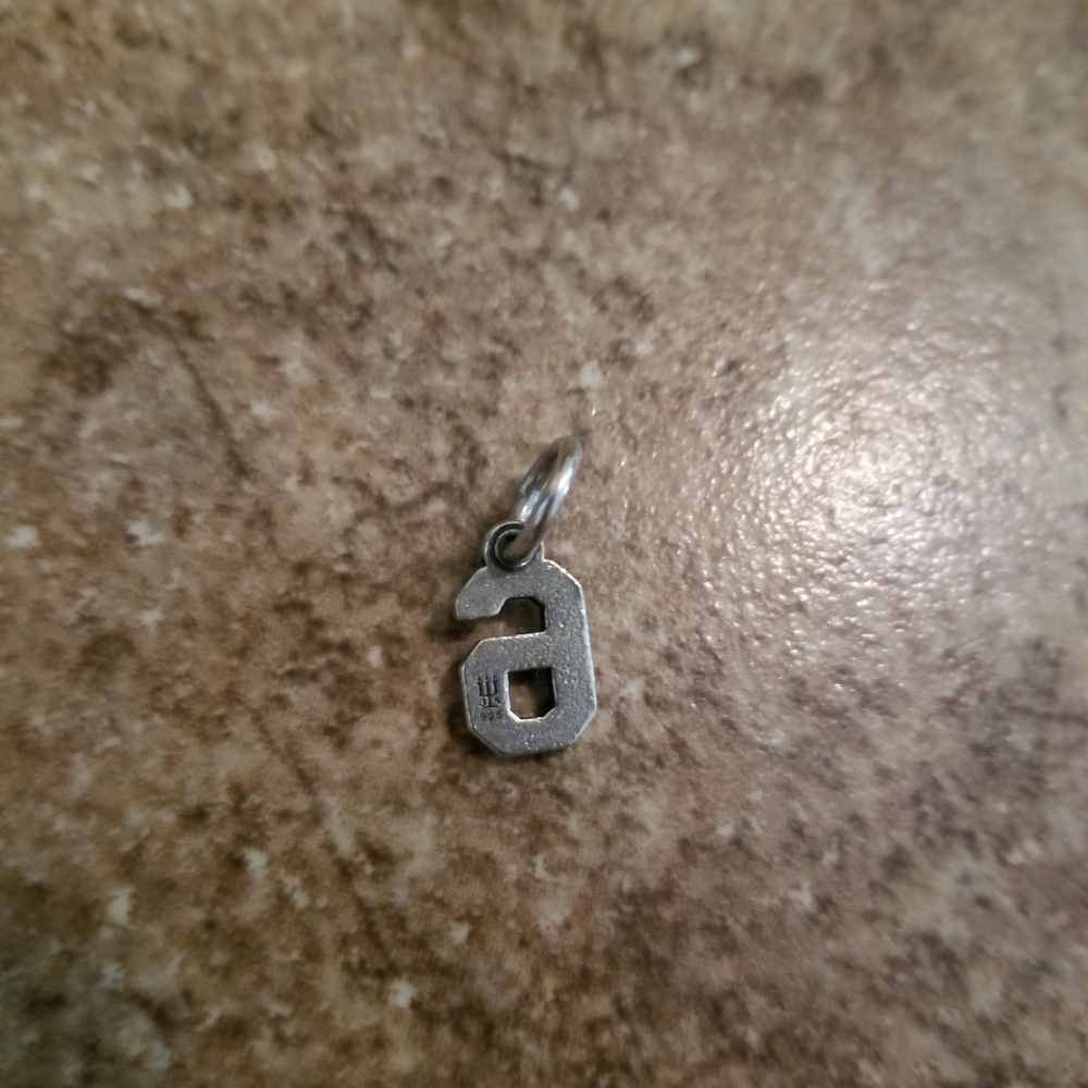 James Avery #6 charm